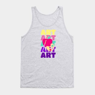 Art Teacher Pastel Tank Top